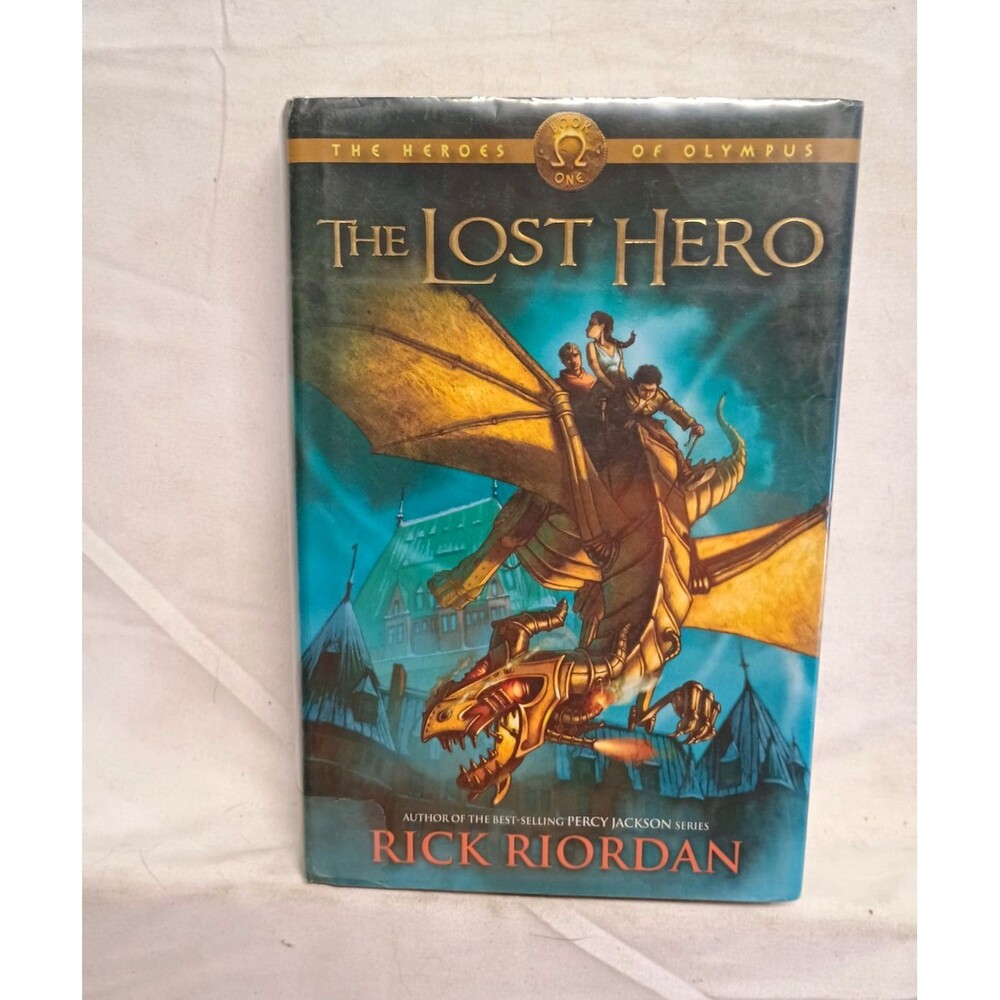 The Lost Hero Rick Riordan Heroes of Olympus Book 1 Hardcover Ex-Library